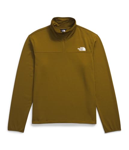Image of THE NORTH FACE mens Cedar Trail Grid Fleece Quarter Zip Jacket | Cold Weather Top With Durable, Reinforced Bindings