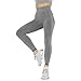 Voqeen Pantalones de Adelgazantes Push Up Mujer Leggins Reductores Adelgazantes Leggings Pantalones de Yoga Anticeluliticos Cintura Alta Mallas Fitness (Gris, S)