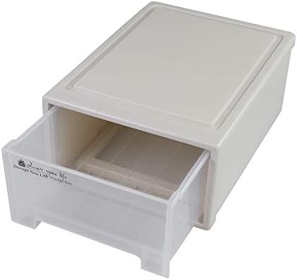Rinboat 17.8 Quart Stacking Storage Drawer Unit Front Box, 1 Pack