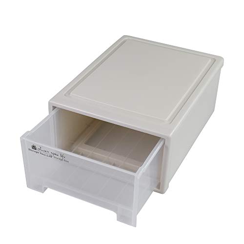 Rinboat 17.8 Quart Stacking Storage Drawer Unit Front Box, 1 Pack #TOP2