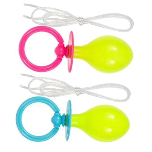 BESTOYARD 2 Piezas Pacificador Falso Accesorios de Fiesta Accesorios de Disfraces Disfraz cómico Disfraz de bebé Accesorios de Cosplay de Fiesta Accesorio para Chupete el plastico