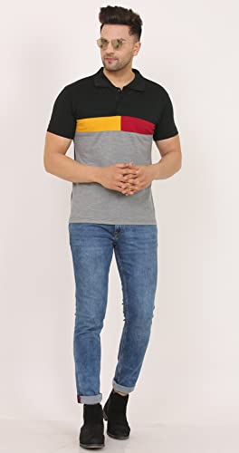 Image of LEOTUDE Men's Cotton Regular Fit T-Shirt