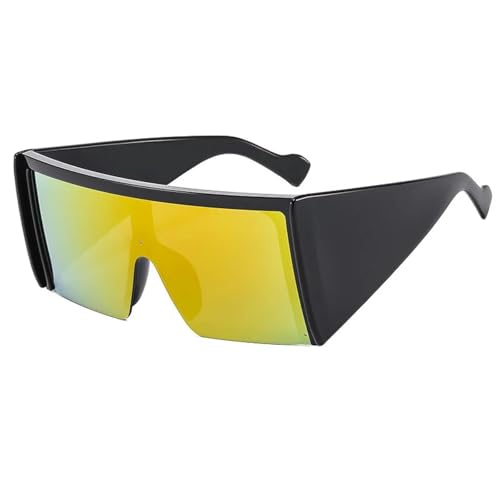 Lunettes de soleil monobloc surdimensionnées contre la fatigue visuelle et les UV pour femmes