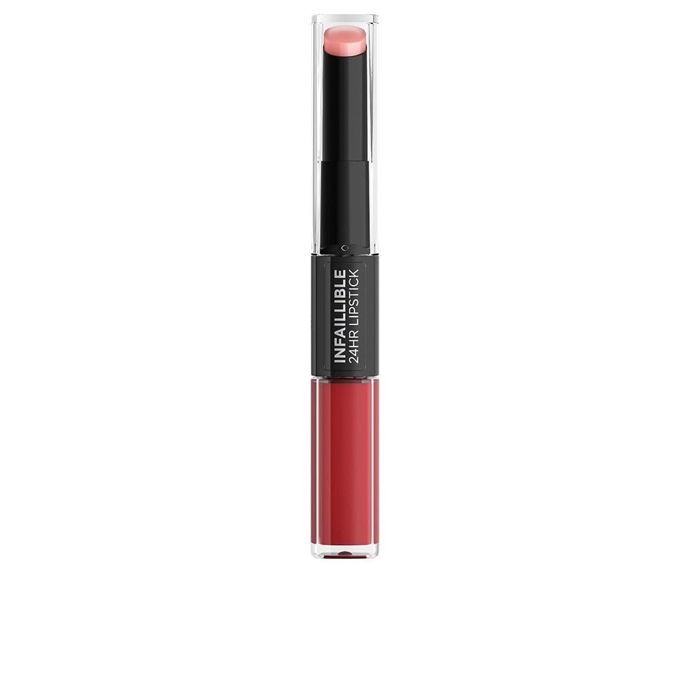 L'Oreal Paris Make-up Designer Infaillible 24H Lipstick Color Labial de Larga Duración Tono 501 Timeless Red