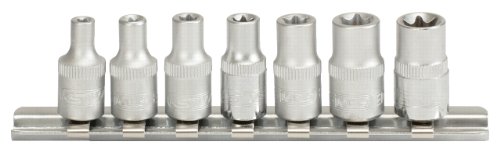 KS Tools 911.4355 Rail de douilles Torx 7 pièces