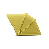 Quinny Hubb Zubehör: Sonnenverdeck, hochwertiger XL Sonnenschutz mit praktischem Guck-Guck-Fenster, XL Sonnenblende passend für Quinny Kinderwagen Hubb Mono, Hubb Duo und VNC, Ochre, Gelb