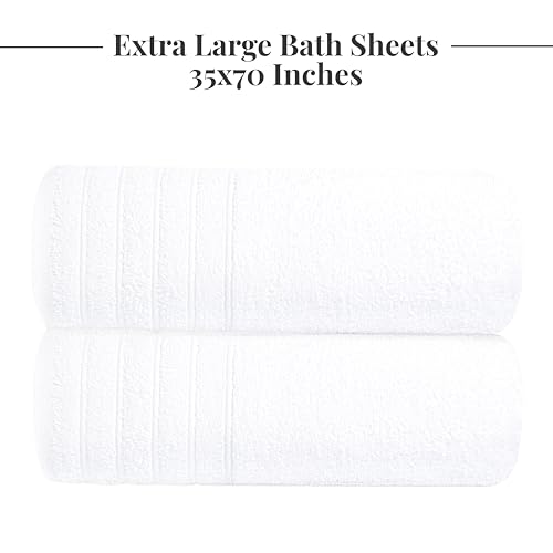 Tens Towels Extra große Badetücher, 89 x 178 cm, 100% Baumwolle, größeres und leichteres Gewicht, schnelles trocknen… – Ansicht 4