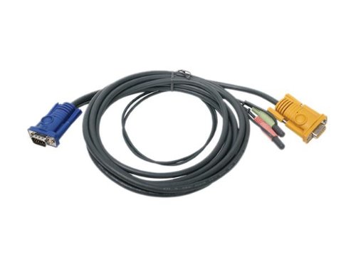 Cable KVM de 3m Iogear G2L5203A para eliminar desorden de vídeo y ratón