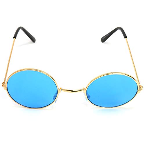 Blue Hippie Glasses