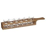 Paris Prix Secret de Gourmet   Lot de 6 Verres à Shooter & Rack Victor 24cl Naturel