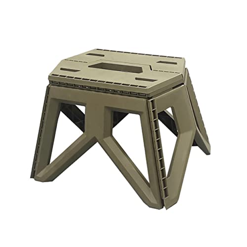 Toyvian Camping Stool Lightweight Plastic Fishing Stool Durable Folding Chair for Outdoor Activities for Camping Travel Fishing and Picnics