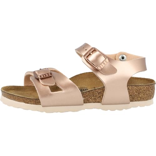 Birkenstock Unisex-Child Sandals Rio Kid Elec Copper Bf N4