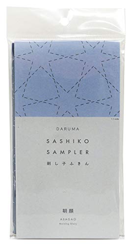 Image of DARUMA Sashiko Sampler Original Cloth Navy Color (Morning Glogy)