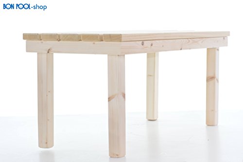 Preisvergleich Produktbild BON POOL Saunabank Saunahocker Abachi
