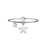 KIDULT Bracelet 231599 316L Steel Pendant with Starfish and Crystals Collection Animal Planet