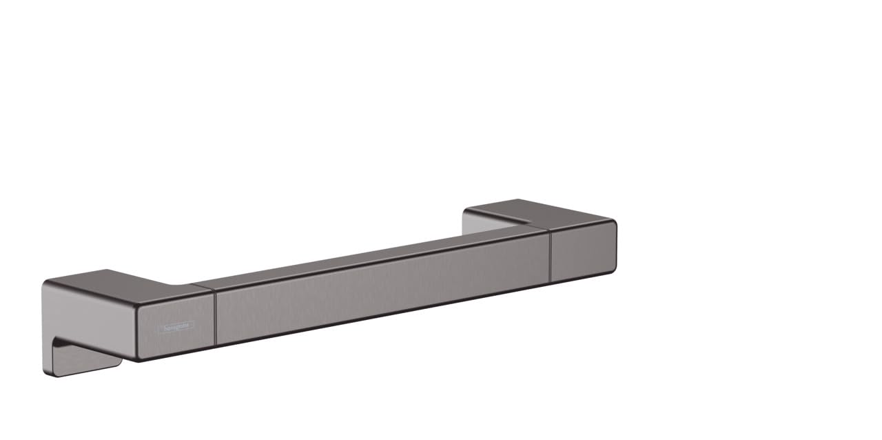 hansgrohe AddStoris Grab bar, brushed black chrome, 41744340