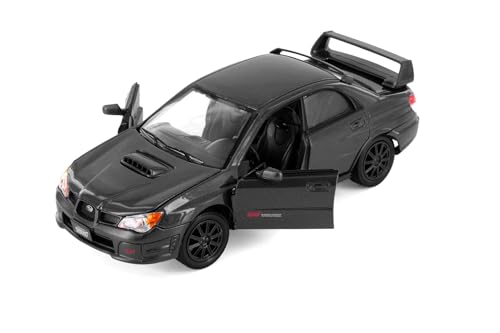 Subaru Impreza WRX STI Hardtop Escala 1:24 Negro miniatura 2