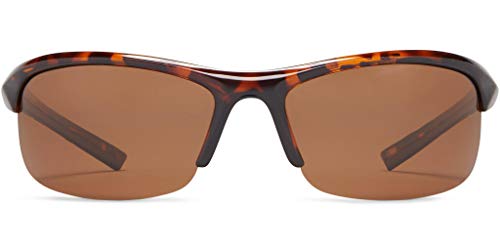 Fisherman Eyewear Tern - Shiny Tortoise Frame/Brown Polarized Lens, Osfa #TOP1