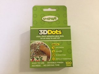 2 x 100 U-Craft 3D Thick Glue Adhesive Dots Permanent Double Sided 201064