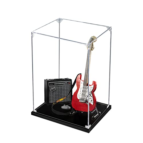 SWDZ Vitrine pour Guitare Lego Fender Stratocaster 21329, boîte de présentation en Acrylique, vitrine de Rangement… - Les Beatles, Paul McCartney, John Lennon, RIngo Starr, George Harrison SWDZ Vitrine pour Guitare Lego Fender Stratocaster 21329, boîte de présentation en Acrylique, vitrine de Rangement…