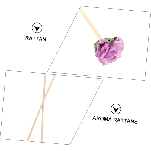 10 piezas de varillas de ratán aromaterapia con diseño miniatura 7