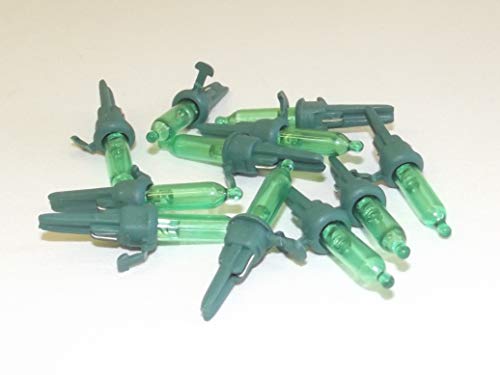 10 Bombillas LED Verdes 3.4V para Luces de Navidad miniatura 7