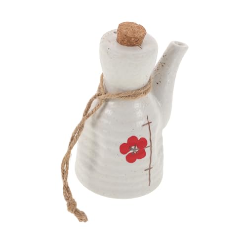 DECHOUS Japanese Ceramic Soy Sauce Dispenser Elegant Vinegar Holder for Kitchen Supplies for Condiments Seasonings for Home Restaurant and Buffet Use