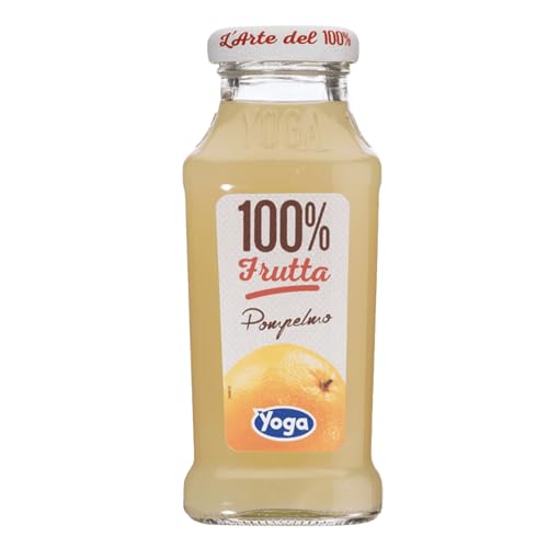Yoga Succo di Frutta Pompelmo Arte 100% Confezione da 12 Bottiglie da 200 ml