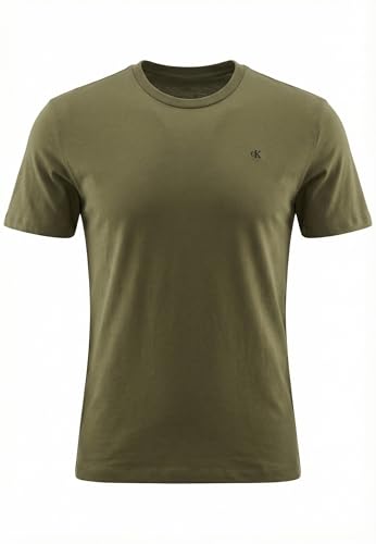 Calvin Klein Jeans Tee Shirt Classic Monogram 2e1 Fatigue L