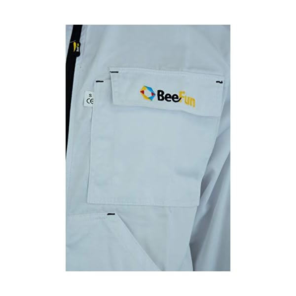 BeeFun Professionelle Imkerschutz-Jacke mit Rollkragen (ohne Kapuze) (L) – Bild 5