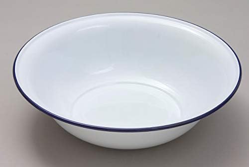 Falcon Enamel Camping Pudding Bowl Traditional White 14cm 46014