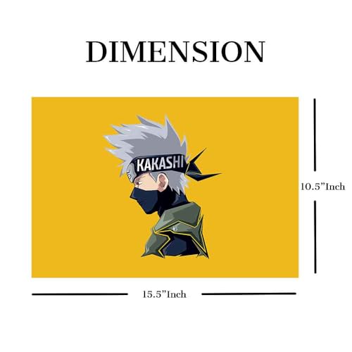 Image of Laptop Skin Stickers HD Quality Sticker for Laptops Upto 15.6 inch (Dustproof|Waterproof|Scratchproof|Reusable) - BE Kakashi