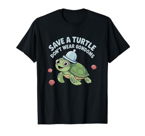 �ʔ����~�[���f�U�C�� Save a Turtle Don't Wear Condoms T�V���c