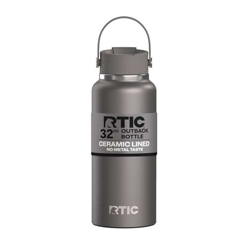 RTIC 32oz Outback Water Bottle, Ceramic Lined...