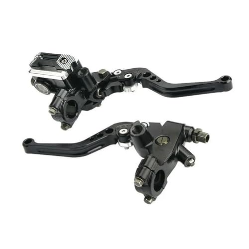 Levier d'embrayage et frein moto universel 22mm hydraulique noir