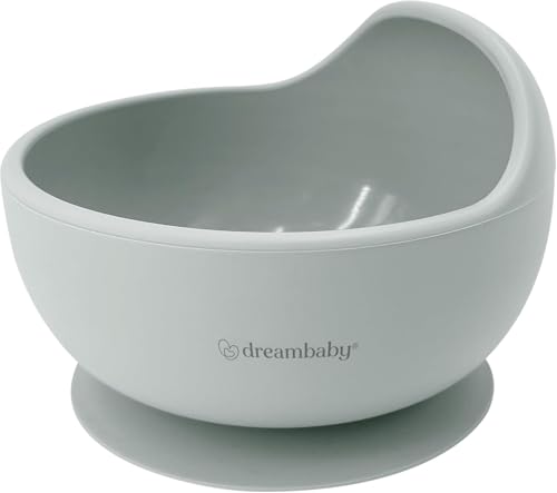 Dreambaby Silicone Suction Scooper Bowl - High Edge for...
