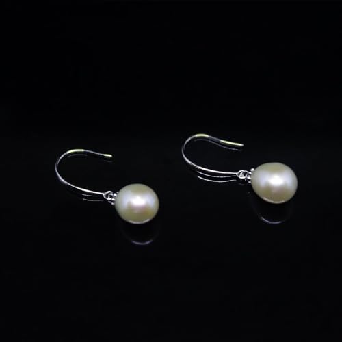 GIVA 925 Sterling Silver Original Freshwater White Pearl Drop Earrings | Valentines Gift for Girlfriend , Studs to Gift Women & Girls | With... - Image 4