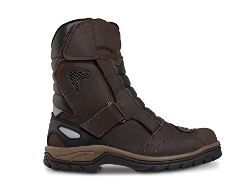 WORKLAND 77418 Motorcycle Boots Men - Leather Boots with Protections - Motorcycle Shoes for Men - Rubber Sole Slip Resistant and Reflective Motorcycle Riding Boots - Botas para Motocicleta Hombre3