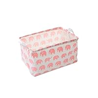 TOYANDONA Nursery Storage Elephant Toy Box Organizer Basket for Clothes Laundry Bag Shower Gifts Material