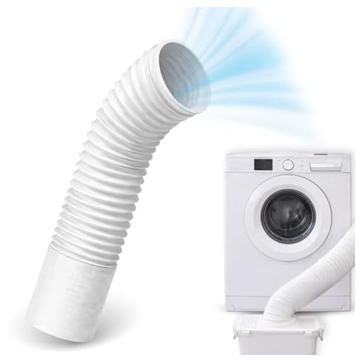 TECHZOCO Tubo de ventilación flexible, Conducto salida aire, Manguera de extracción de aire, tubo Acondicionado Portátil, Tubo Secadora, No es rígido, 3 Metros Largo x 10 cm diámetro