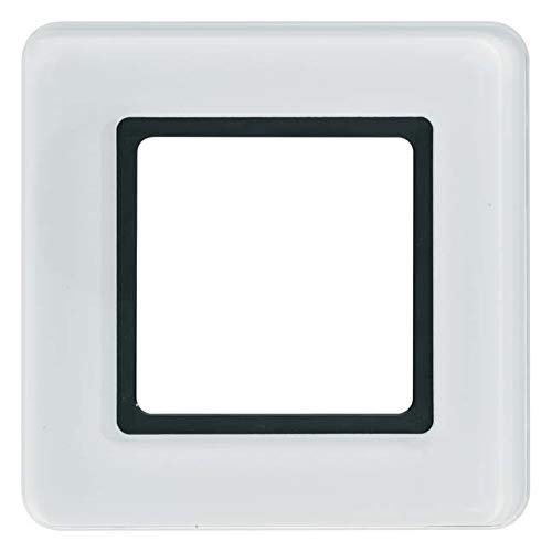 BERKER Cadre simple Q.7 pour verre LED blanc polaire 10116179 de nuit