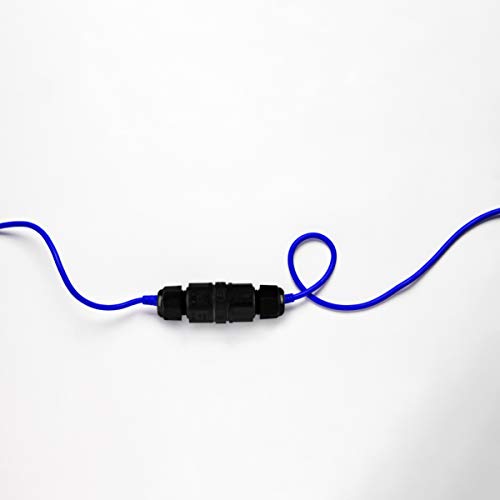 NICEXMAS Conector Elétrico á  Prova D'água 24A / 450V 3 Fios Ip67 para Luzes LED de Paisagem Ao Ar