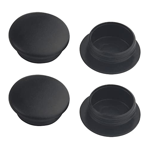 Image of WMYCONGCONG 300 PCS 1 /2 inch Black Plastic Hole Plugs, Round Drill Hole Plug, Shelf Cap Cabinet Hole Cover Cupboard Shelf Pegs for Cabinet Cupboard Shelves