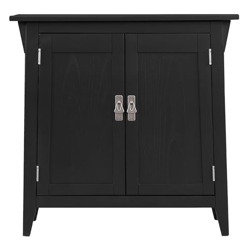 Image of Leick Home Mission Console Cabinet, 30 inch, Slate Black