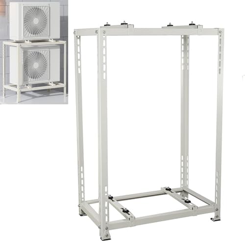 Dtyubfg Bodenkonsole klimaanlage, klimaanlage halterung 2-stöckig, Maximale Tragkraft: 250 kg, größenverstellbar, Für Zentrale Klimaanlage...