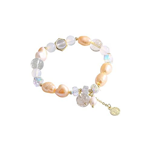 Bracelets à brins de perles d'eau douce naturelles style bohème chic - 6