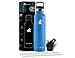 KollyKolla Thermoskanne 1L - Trinkflasche Edelstahl - Auslaufsicher - Kohlensäure Geeignet, Wasserflasche BPA Frei - Thermosflasche für Kinder, Sport, Uni, Schule, Fitness, Outdoor - Zwei Deckel