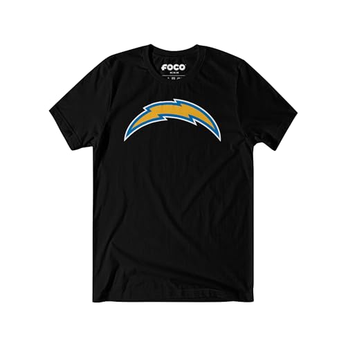 Image of FOCO Men's NFL Team Primary Logo Black Short Sleeve T-Shirt