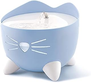 Catit PIXI Cat Drinking Fountain, Running Water Fountain, Blue