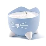 Catit – Catit PIXI Trinkbrunnen für Katzen | 3-Fach Filter | blau, 2